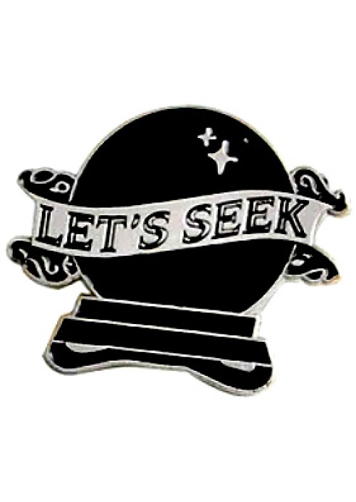 Let's Seek Enamel Pin